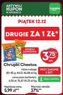 Chrupki Cheetos promocja w Żabka