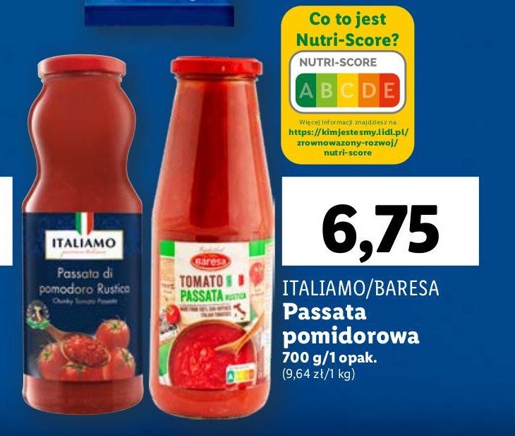 Passata pomidorowa Italiamo promocja