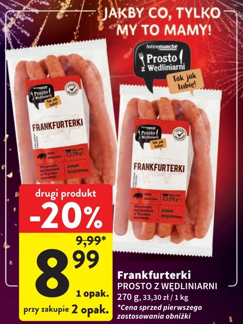 Frankfurterki Prosto z wędliniarni promocja