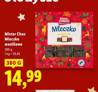 Mleczko Mister Choc Mleczko waniliowe promocja w Lidl