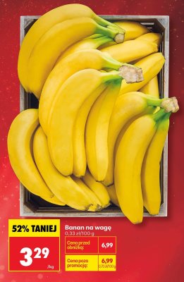 Banan na wagę promocja w Biedronka
