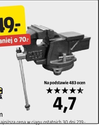 Imadło 125 mm promocja w Jula