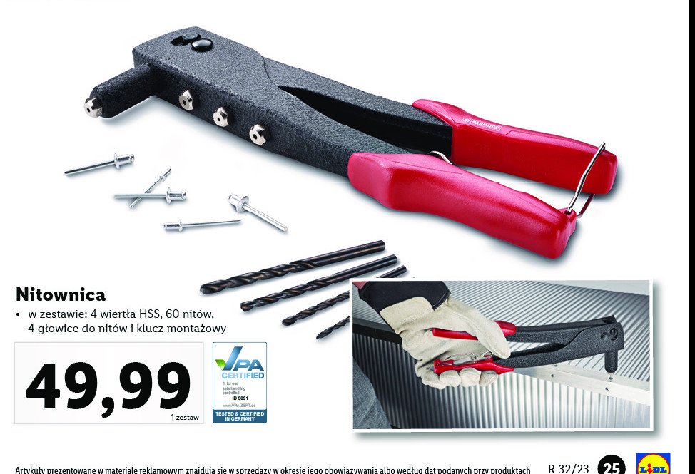Nitownica na sp臋偶one powietrze Parkside promocja