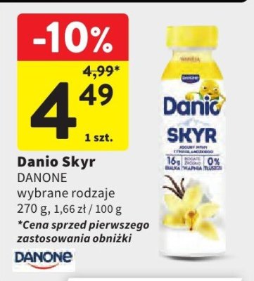 Danio Skyr Danone promocja w Intermarche