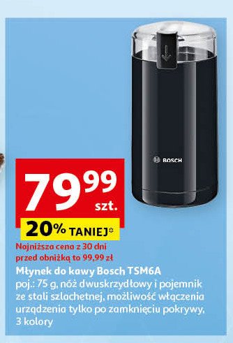 Młynek do kawy tsm6a Bosch promocja