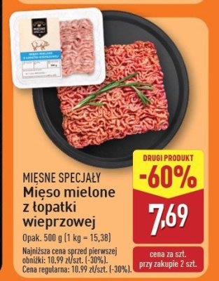 Mięso mielone z łopatki Mięsne specjały zawsze świeże (aldi) promocja