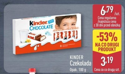 Czekolada Kinder Chocolate promocja w Aldi