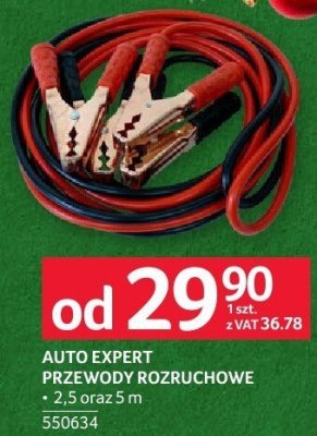 Przewody rozruchowe Auto Expert promocja w Selgros