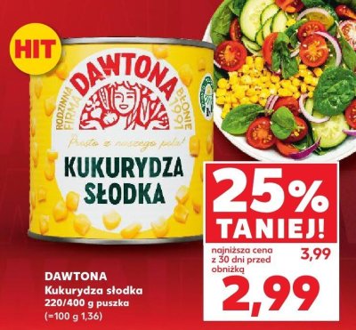 Kukurydza słodka promocja w Kaufland