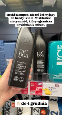 Szampon MEN Strong Stream Energising 3in1 promocja w Rossmann