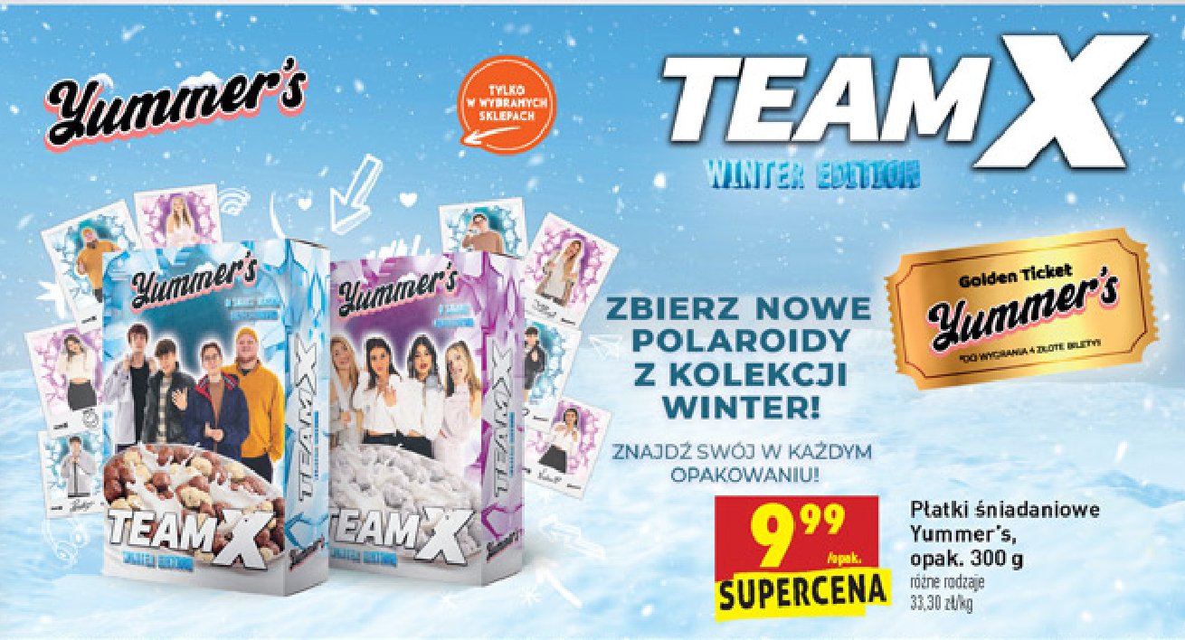 P艂atki 艣niadaniowe mas艂o orzechowe team x promocja