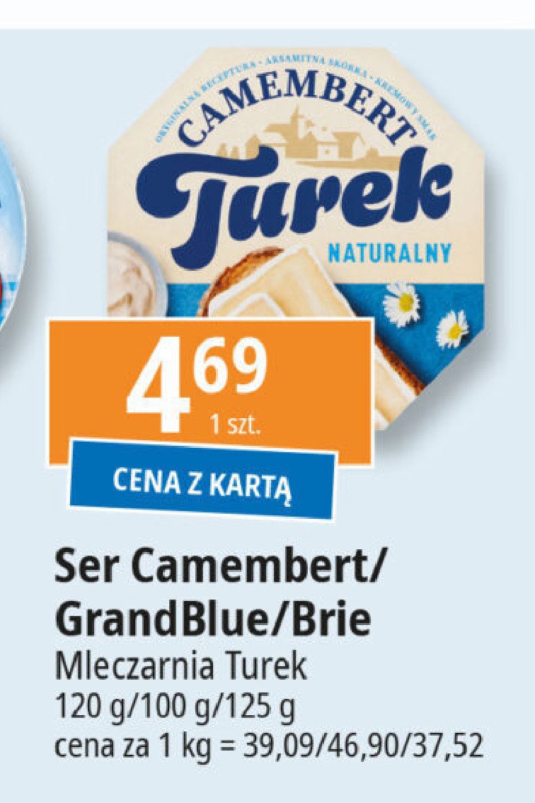 Ser brie naturalny Turek naturek promocja