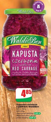 Kapusta czerwona z jabłkiem  promocja w Dino