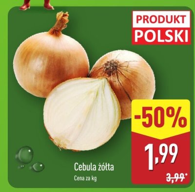 Cebula żółta promocja w Aldi