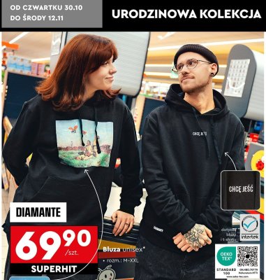 Bluza unisex M-XXL promocja w Biedronka