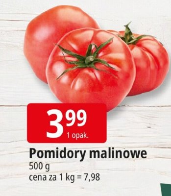 Pomidory malinowe promocja w Leclerc