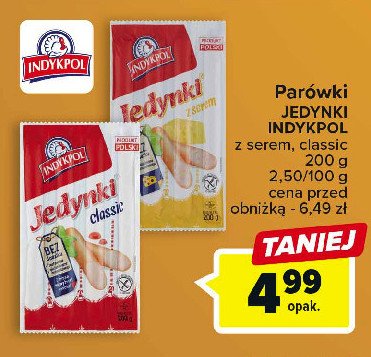 Par贸wki z serem Indykpol jedynki promocja