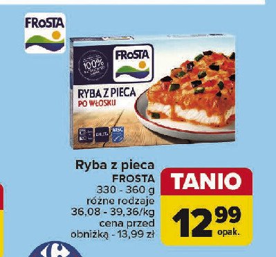 Ryba z pieca w sosie włoskim Frosta promocja