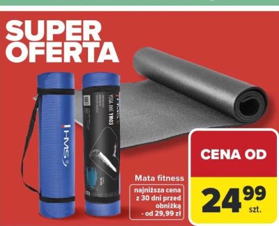 Mata fitness różne rodzaje promocja w Carrefour