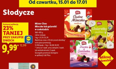 Mleczko w czekoladzie  promocja w Lidl