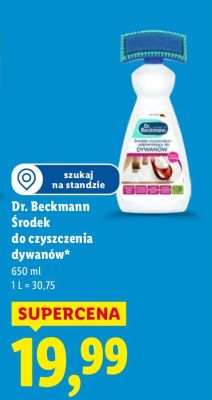 Środek Dr. Beckmann do czyszczenia dywaników promocja w Lidl