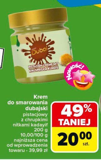 Krem dubajski pistacjowy promocja