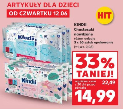 Chusteczki wilgotne ultra sensitive Cleanic kindii promocja
