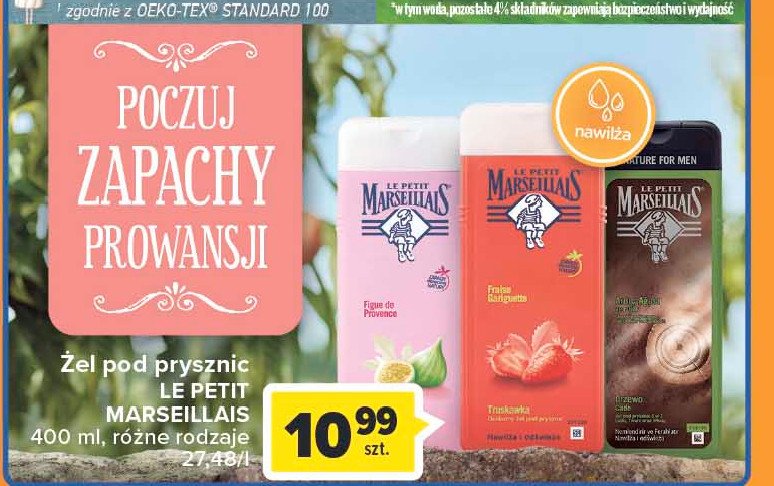 Żel pod prysznic prowanslaska figa Le petit marseillais promocja w Rossmann