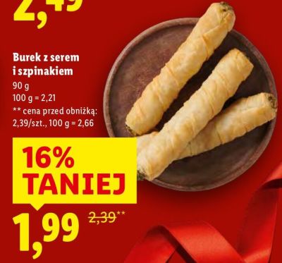 Bułka z serem i szpinakiem promocja w Lidl