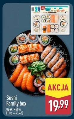 Sushi Family box Aldi promocja w Aldi