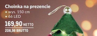 Choinka na prezentce promocja w Makro