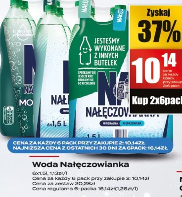 Woda Nałęczowianka promocja w Supeco