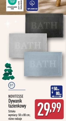 Dywanik łazienkowy 50x80 cm promocja w Aldi