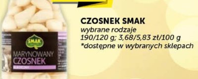 Czosnek Smak w oleju promocja w ABC