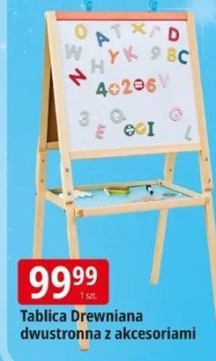 Zabawka Tablica Drewniana dwustronna z akcesoriami promocja w Leclerc