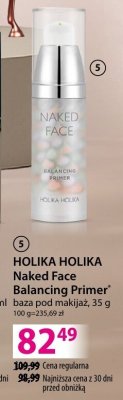 Baza pod makijaż HOLIKA HOLIKA Naked Face Balancing Primer promocja w Hebe