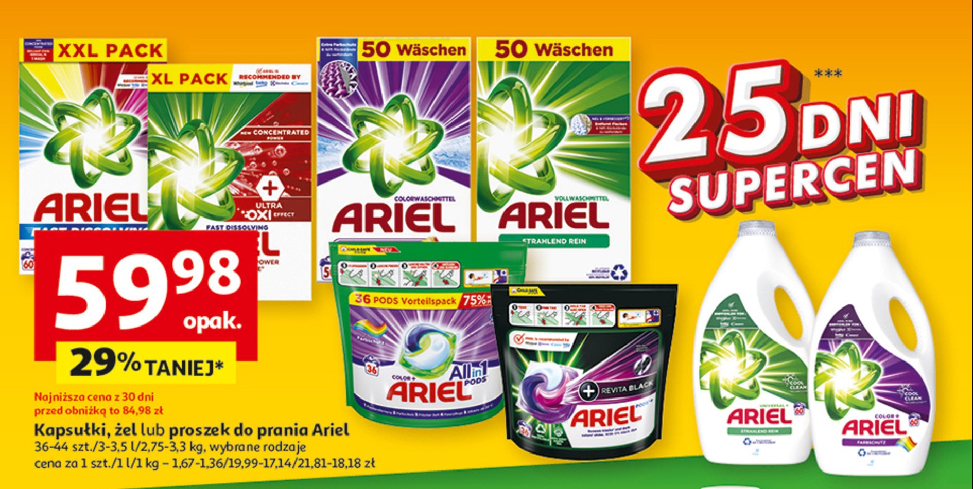 Proszek do prania Ariel color promocja