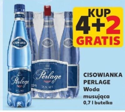 Woda musująca 0,7 l butelka promocja w Kaufland