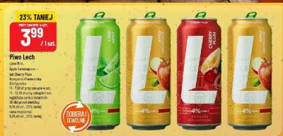 Piwo Lech Cherry Plum promocja w POLOmarket