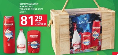 Old Spice Zestaw w Skrzynce Treasure Chest 3 szt. promocja w Selgros
