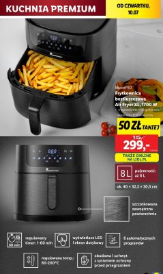 Frytkownica beztłuszczowa 1700w Masterpro promocja
