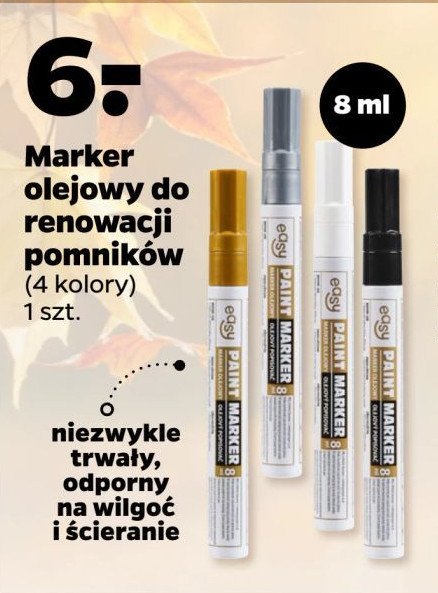 Marker olejowy czarny Easy promocja