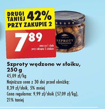 Szproty wędzone promocja