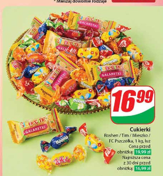 Cukierki boomla promocja