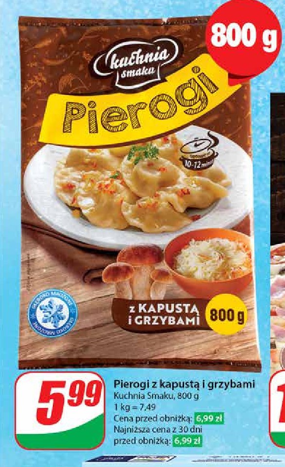 Pierogi z kapustą i grzybami Kuchnia smaku promocja