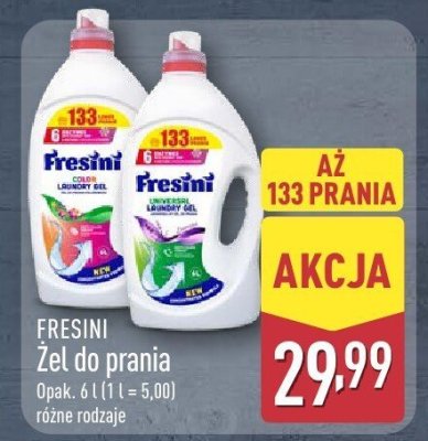 Żel do prania 6 l promocja w Aldi