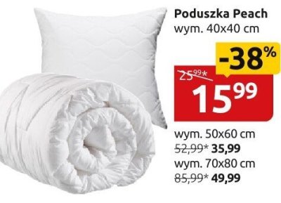 Poduszka Peach wym. 70x80 cm promocja w Black Red White