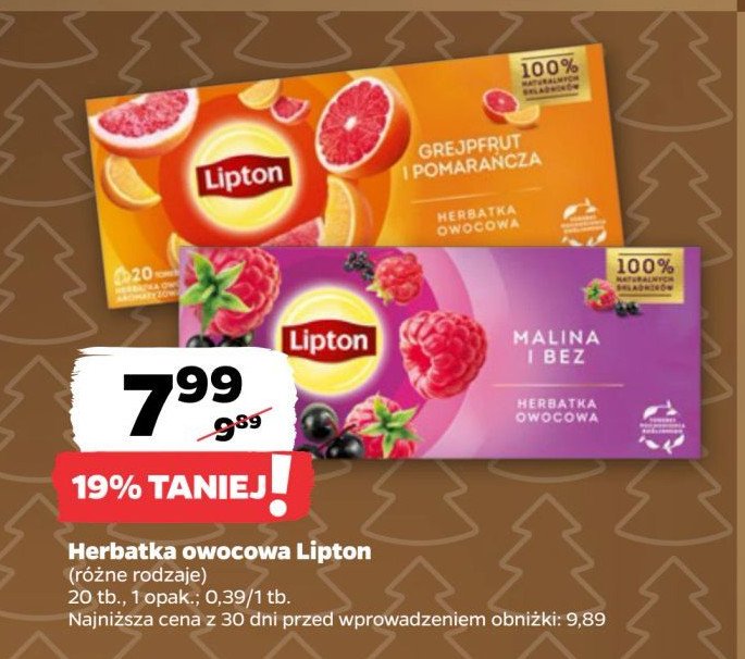 Herbata grejpfrut i pomarańcza Lipton promocja