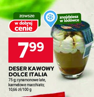 Deser karmelowe macchiato Dolce italia promocja