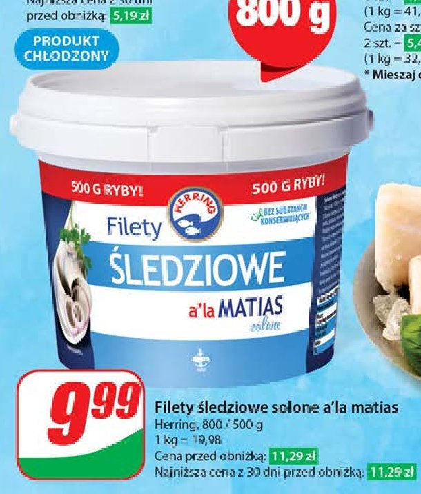 Filety 艣ledziowe a la matjas HERRING FILLETS promocja